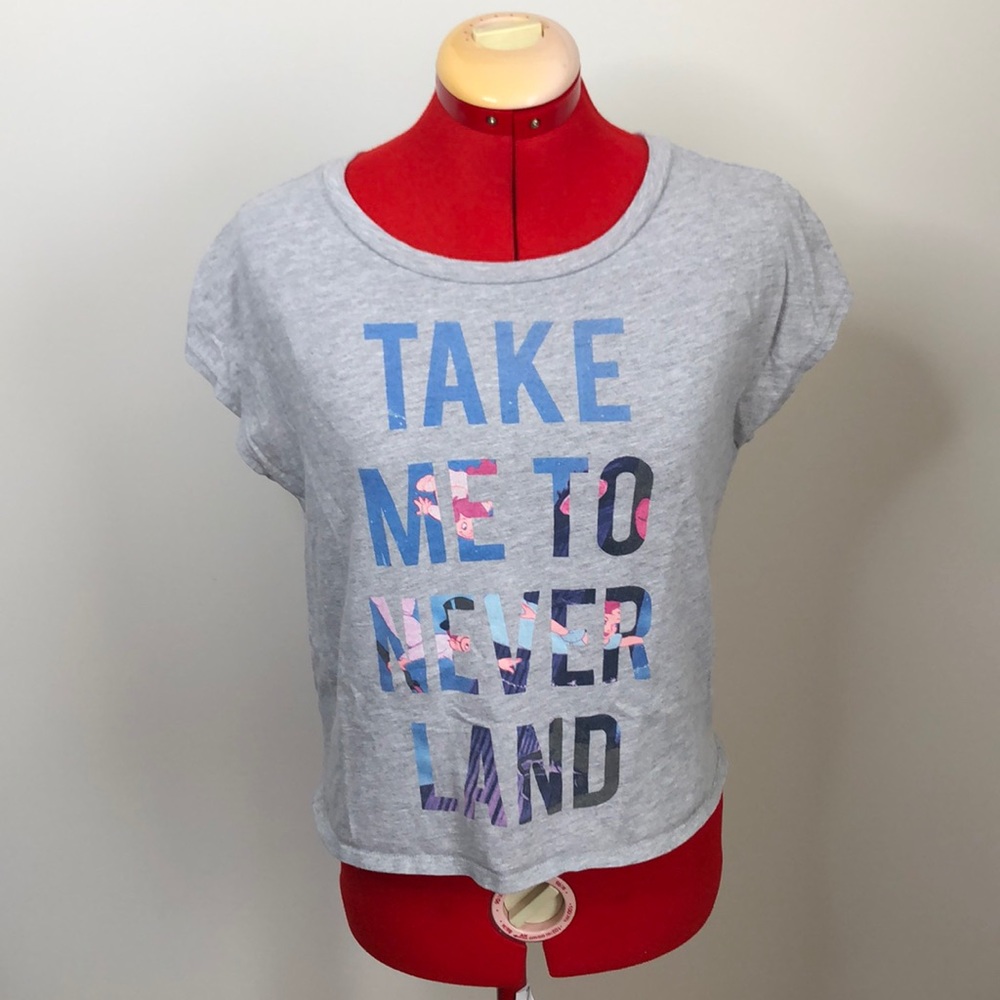 Take Me To Neverland Disney Peter Pan Crop Top